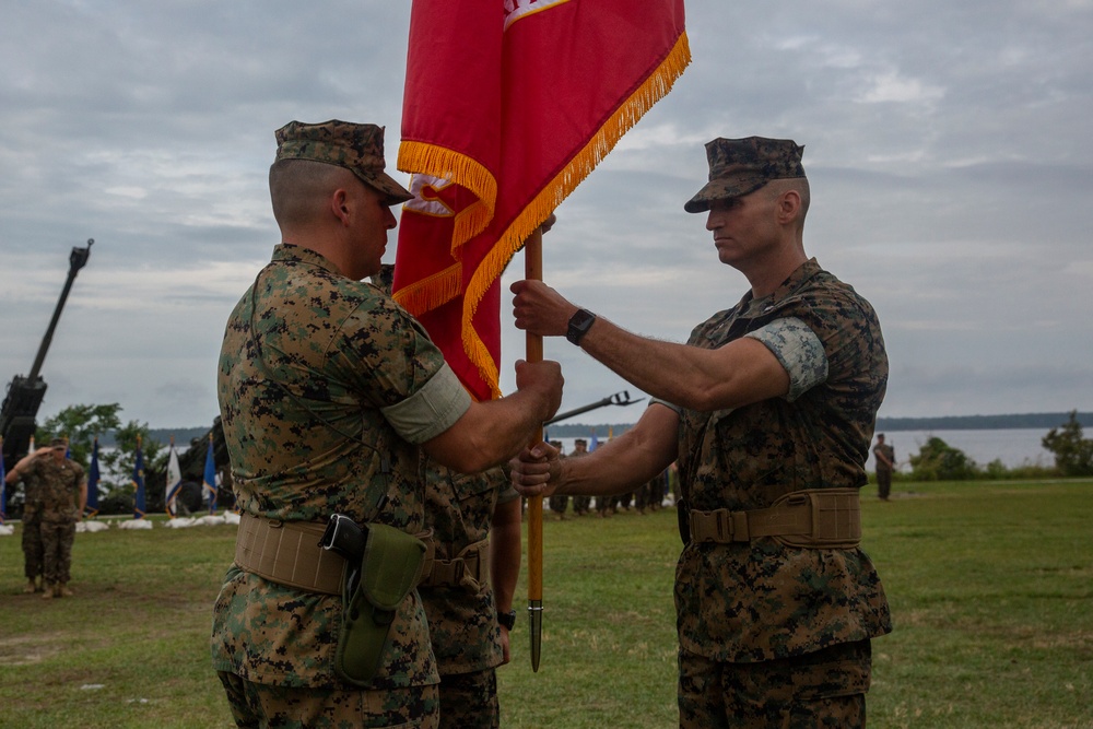 2d Battalion 10th Marine Regiment Change of Command