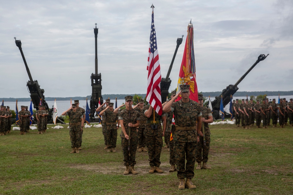 2d Battalion 10th Marine Regiment Change of Command