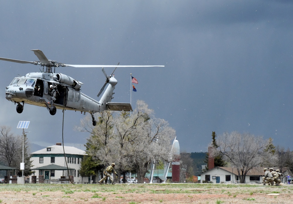 Navy and Army Train Air Exercise at Camp Navajo