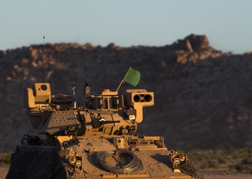 Army National Guard Infantrymen Seize a Town at NTC.