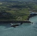 D-Day C-47, Heritage C-130J fly over Normandy