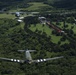 D-Day C-47, Heritage C-130J fly over Normandy