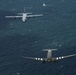 D-Day C-47, Heritage C-130J fly over Normandy