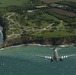 D-Day C-47, Heritage C-130J fly over Normandy