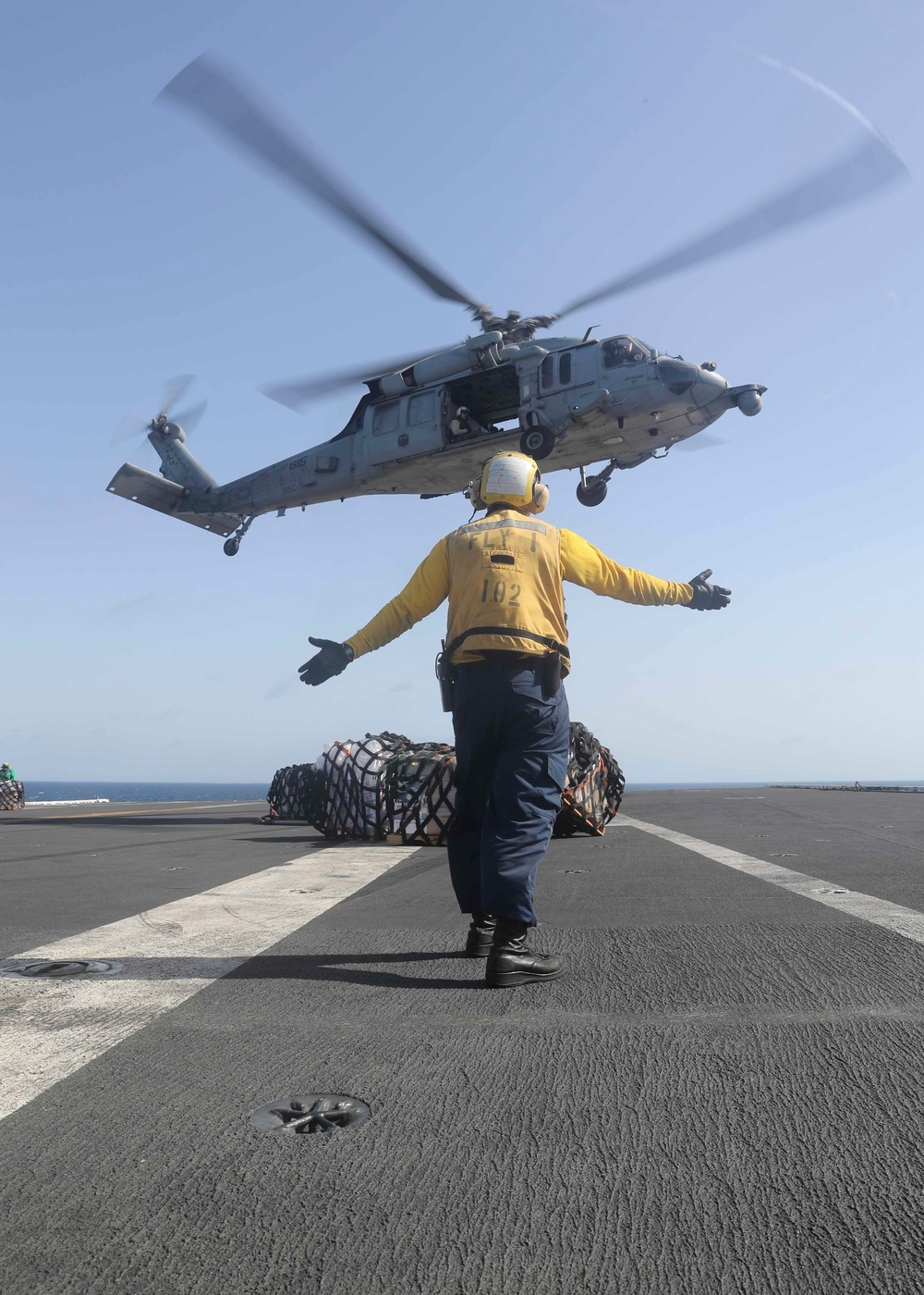 Abraham Lincoln Replenishment at Sea