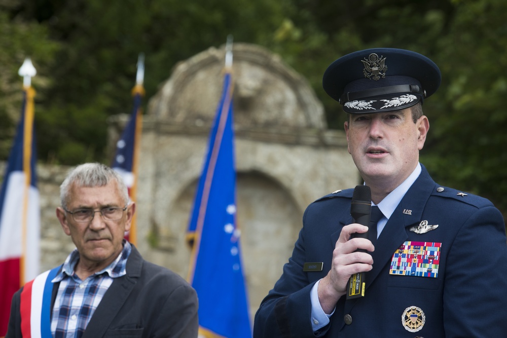 Brig. Gen. August commemorates D-Day, 358th Fighter Group