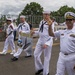 U.S. Navy Sailors March in Portland's Grand Floral Parade