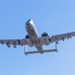 A-10 Thunderbolt conducts flyover en route to mission