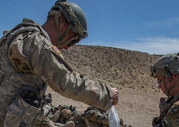 163rd Cavalry Regiment assists in a Mass Casualty Training Exercise at NTC