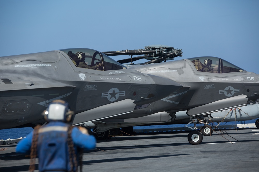 31st MEU flight operations aboard the USS Wasp