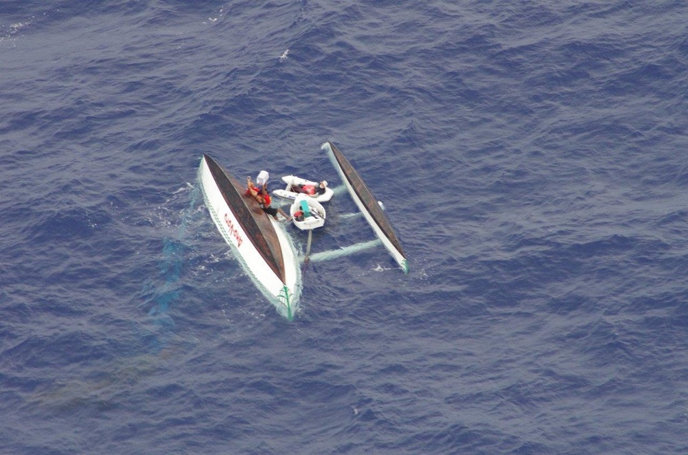 Coast Guard, AMVER vessel rescue 3 men off Yap