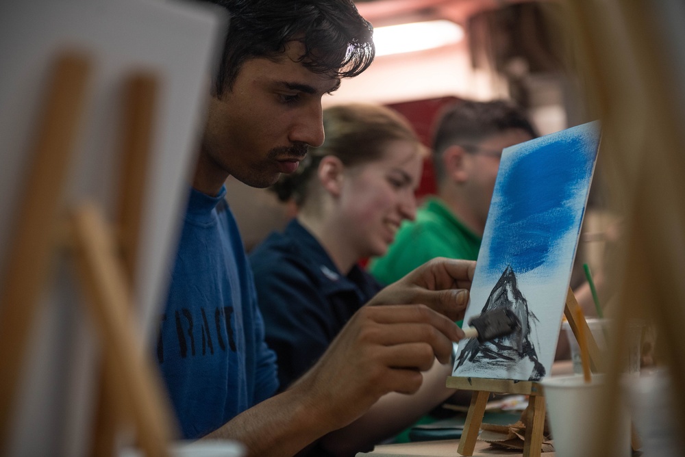 USS Ronald Reagan (CVN 76) Bob Ross Night
