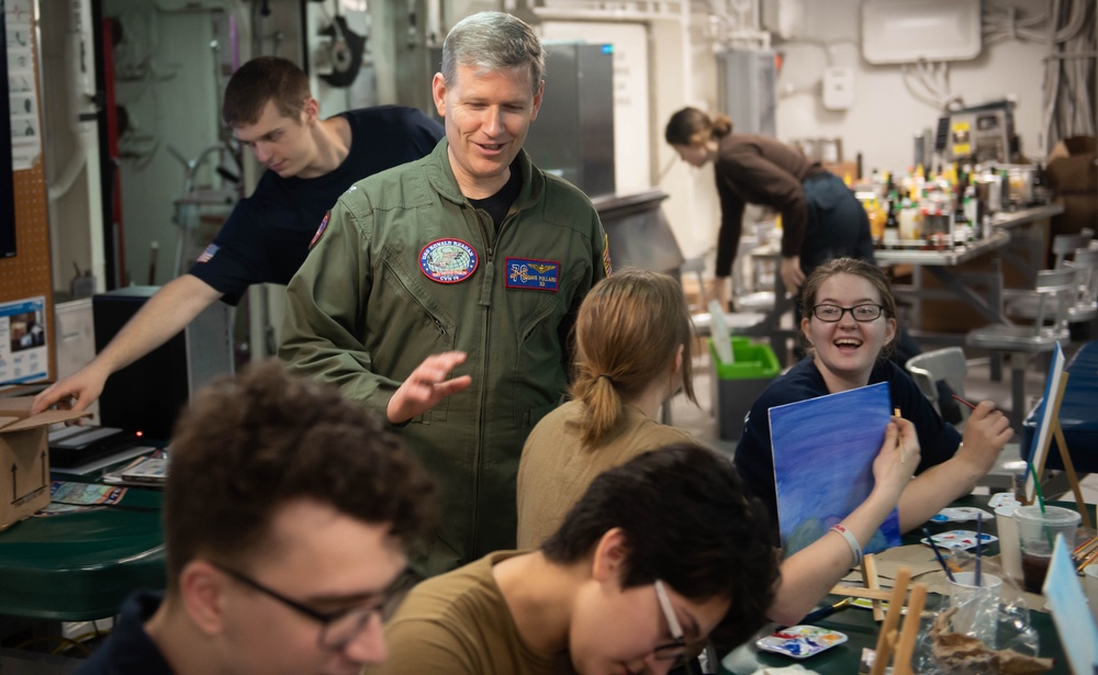 USS Ronald Reagan (CVN 76) Bob Ross Night