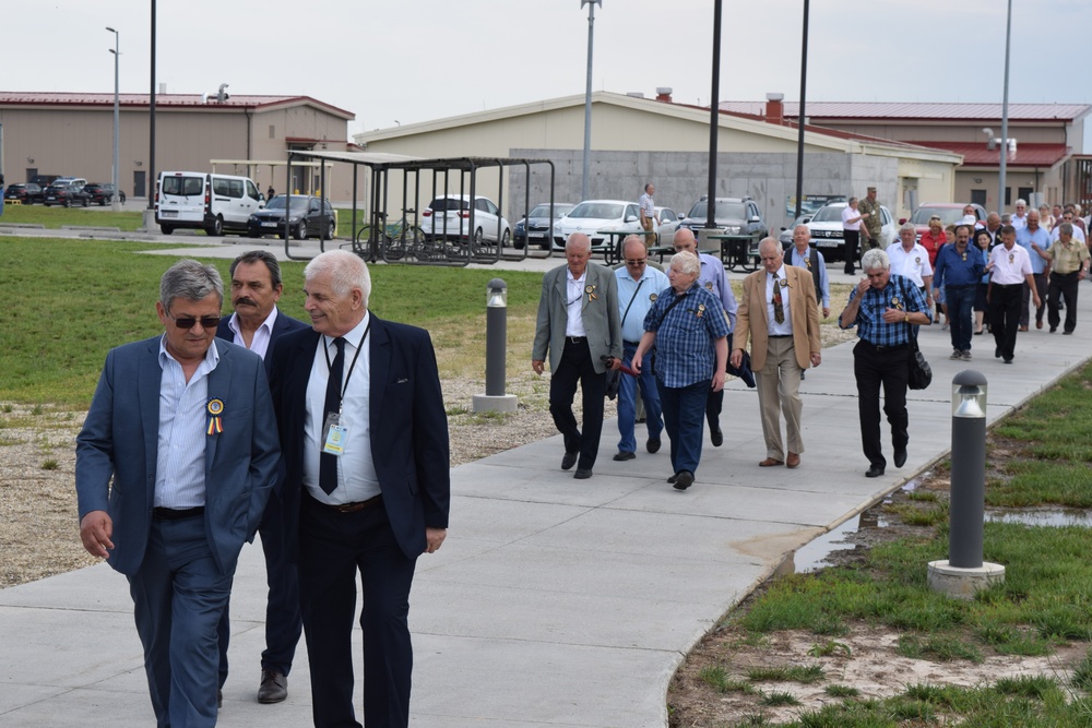 U.S. Navy Hosts Romanian Air Force Veterans for visit to base