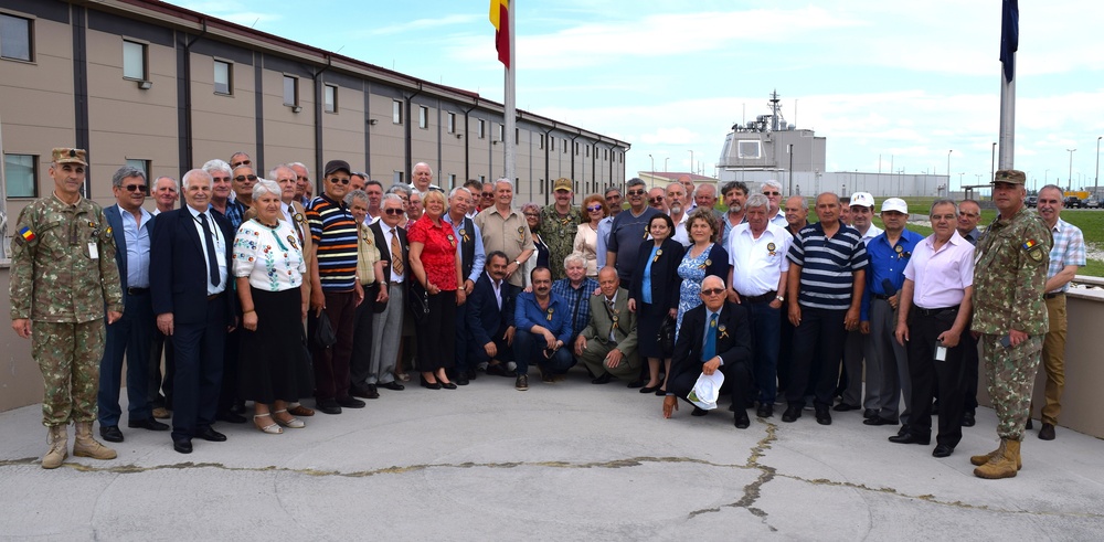 U.S. Navy Hosts Romanian Air Force Veterans for visit to base