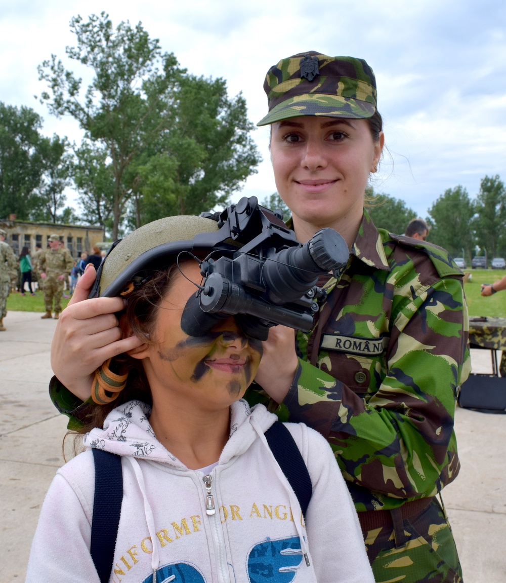 U.S., Romanian Military Host International Children’s Day Events