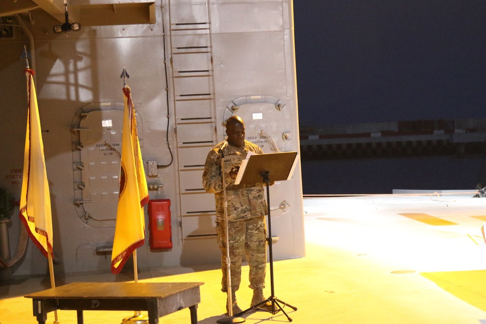 NCO Induction at Kuwait Naval Base