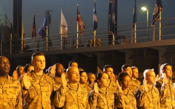 NCO Induction at Kuwait Naval Base