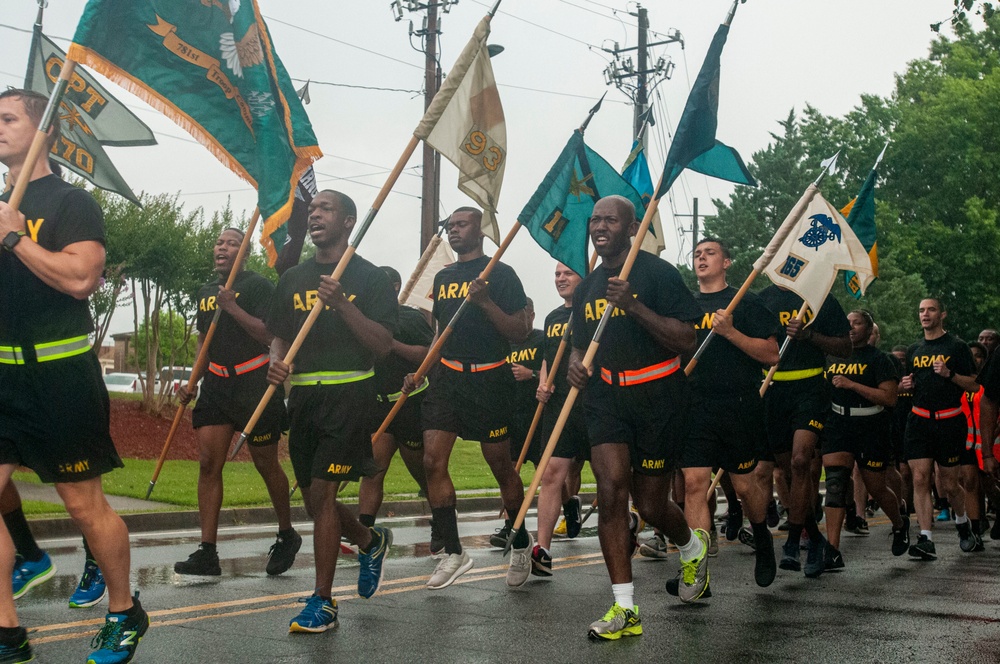 781st TSB Battalion Run
