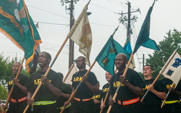 781st TSB Battalion Run