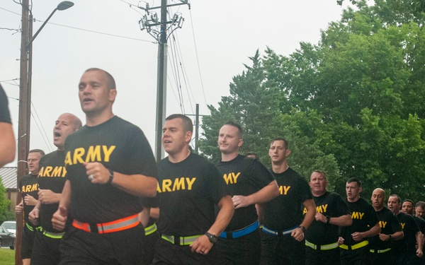 781st TSB Battalion Run