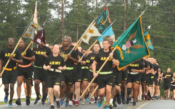 781st TSB Battalion Run