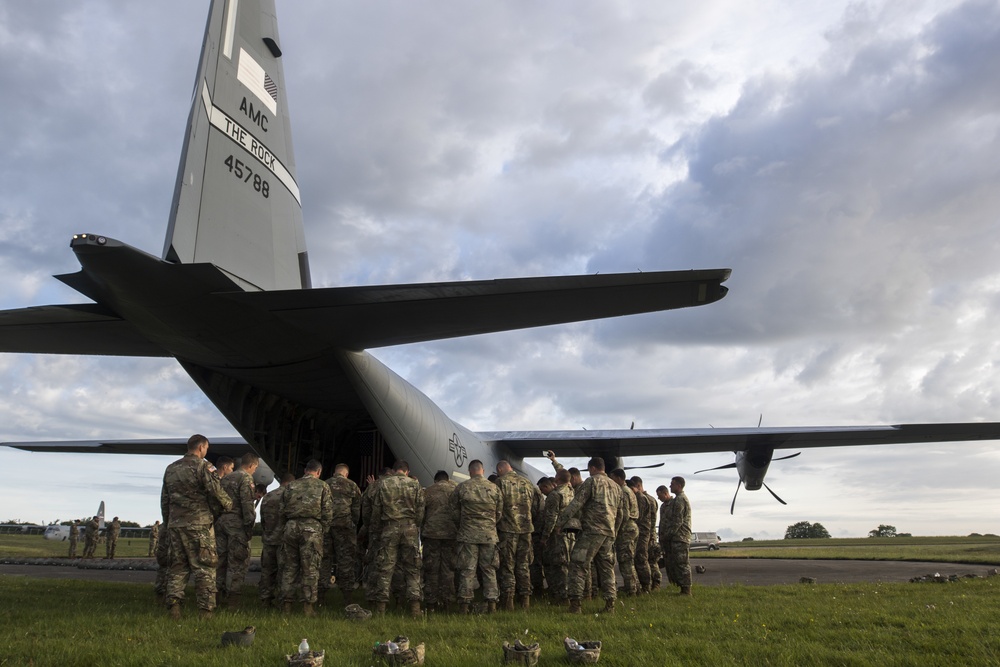 Preparing For D-Day 75 Airborne Jump