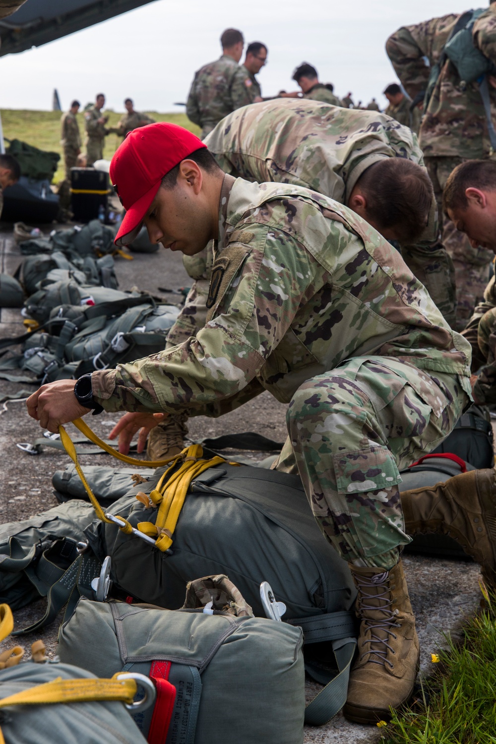 Preparing for D-Day 75 Airborne Jump