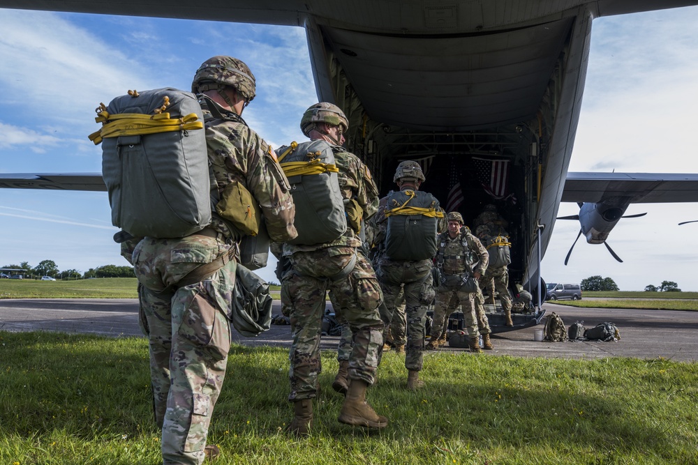 Preparing For D-Day 75 Airborne Jump