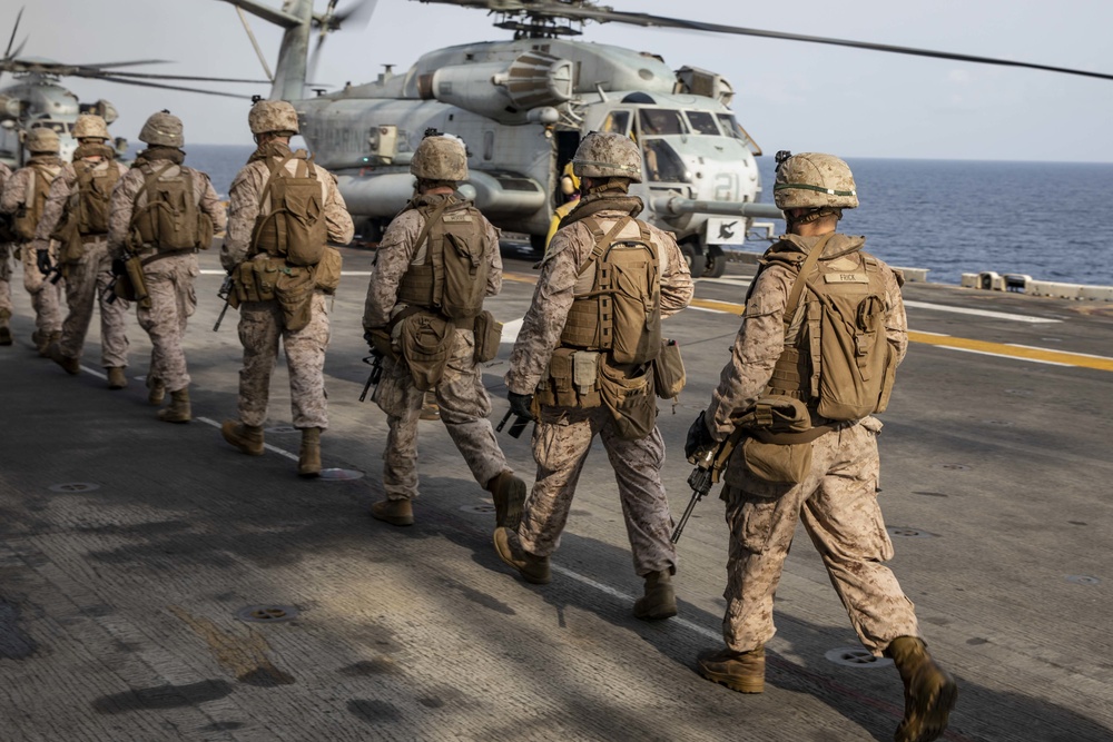 1st Battalion 2nd Marine Regiment Ship to Ship Raid Training