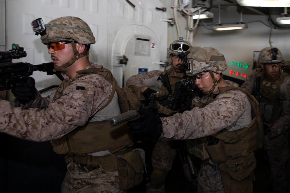 1st Battalion 2nd Marine Regiment Ship to Ship Raid Training