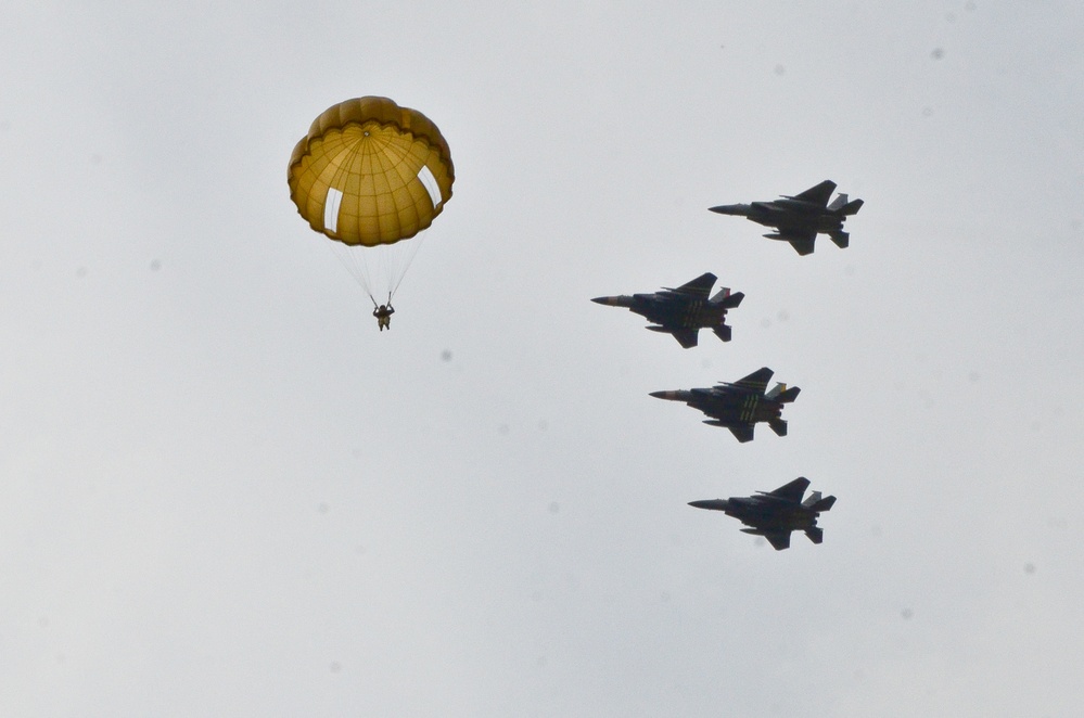 D-Day 75th Anniversary Commemoration Iron Mike Drop