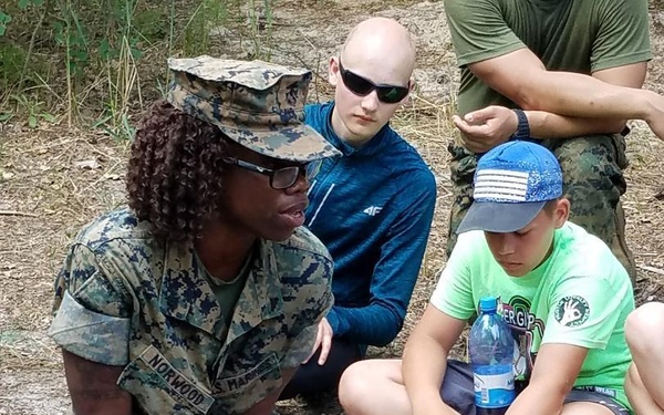 U.S. Marines and Soldiers visit Latvian Sea Scouts