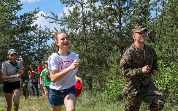 U.S. Marines and Soldiers visit Latvian Sea Scouts