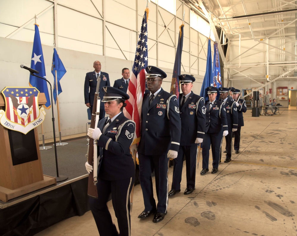 Col. Shawn Holtz Assumes Command of the 110th Wing