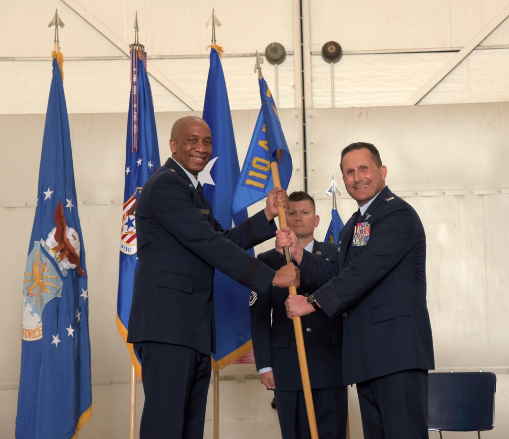 Col. Shawn Holtz Assumes Command of the 110th Wing