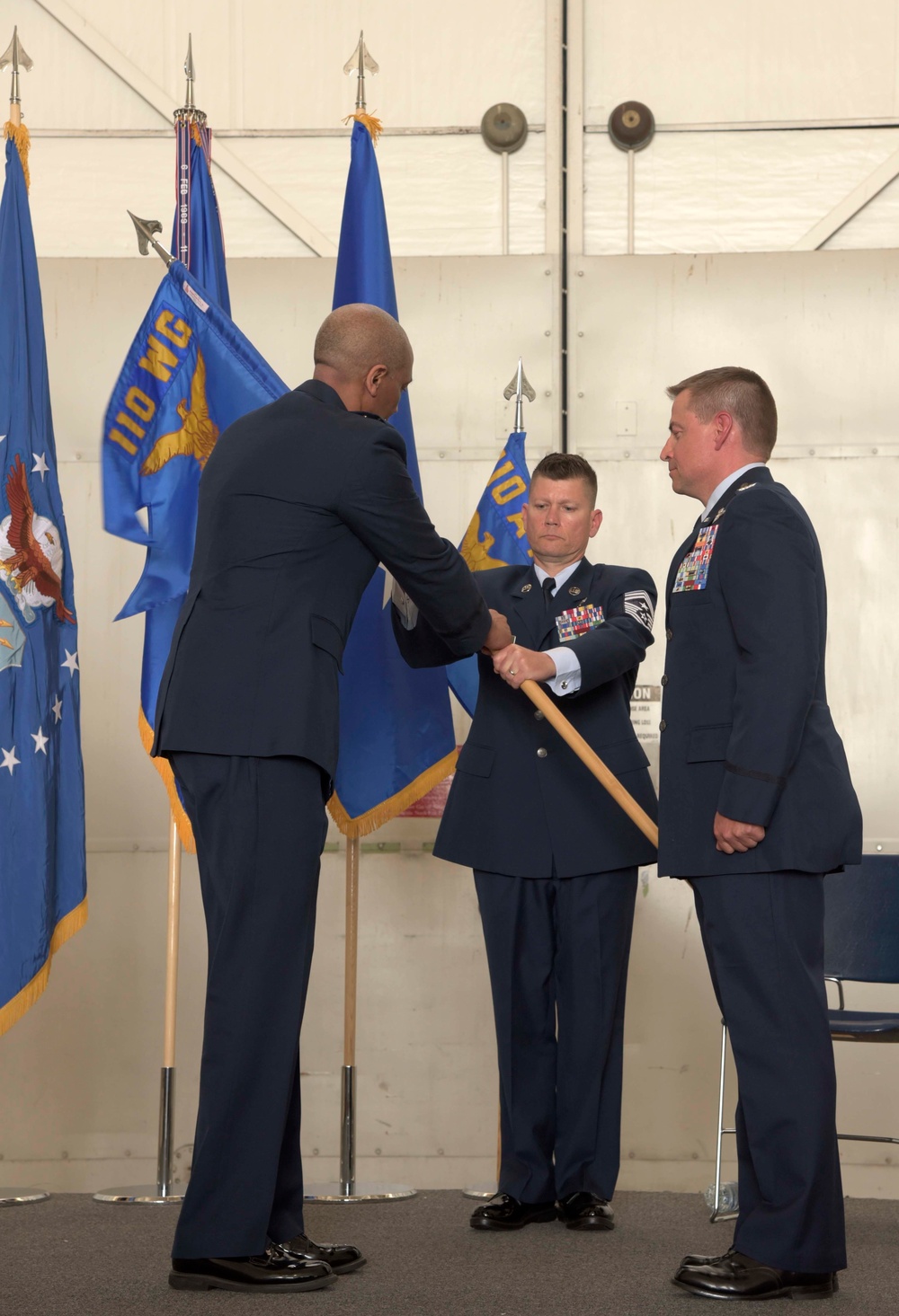 Col. Shawn Holtz Assumes Command of the 110th Wing