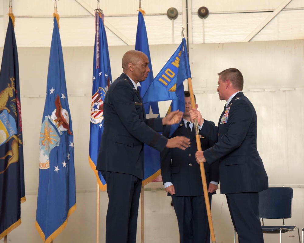 Col. Shawn Holtz Assumes Command of the 110th Wing