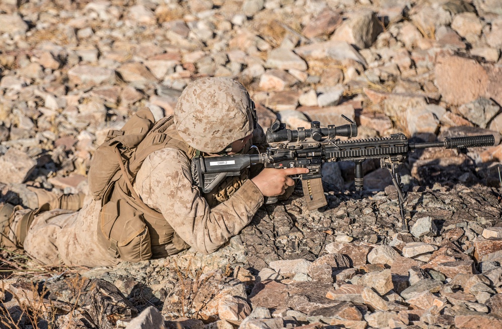 Platoon attack training on Range 410 during ITX 4-19