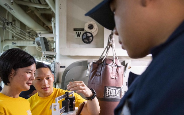 BCA Weigh-Ins Conducted Aboard USS Curtis Wilbur (DDG 54)