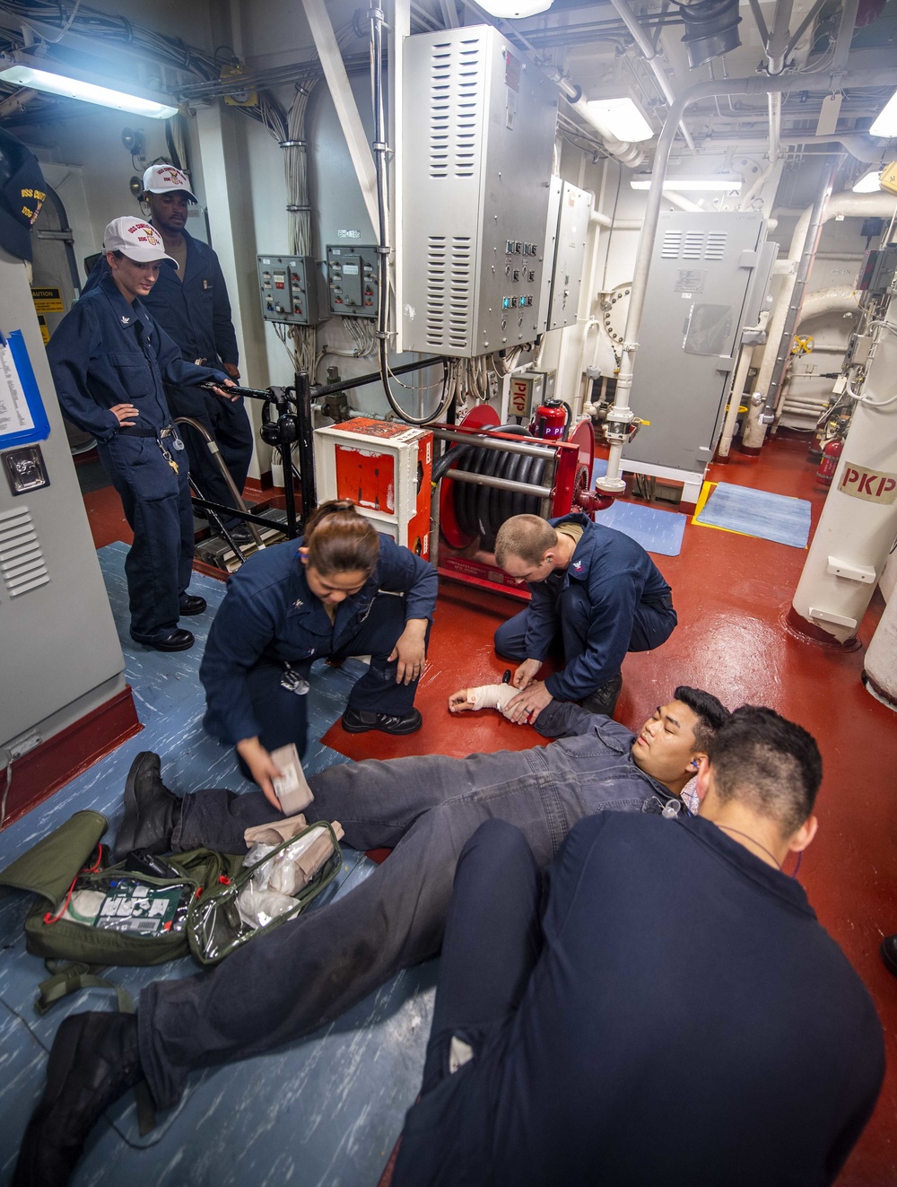 DVIDS - Images - Emergency Medical Response Drill Counducted Aboard USS ...