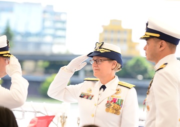 US Coast Guard Cutter Steadfast Change of Command Rose Festival 2019