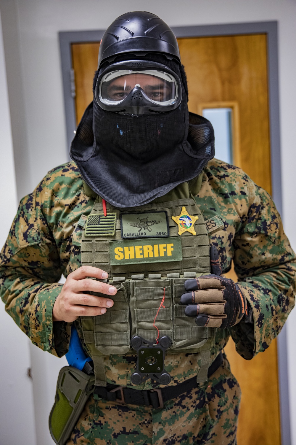 4th Civil Affairs Group Marines exercise active shooter emergency action plan