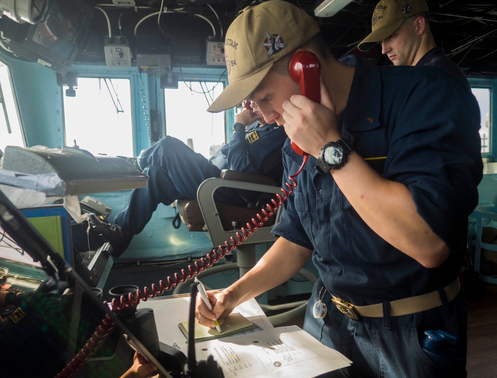 USS Antietam Operates Underway with the Royal Thai Navy During CARAT Thailand 2019