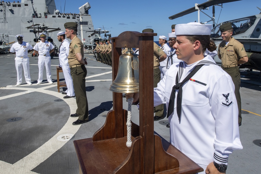 Burial at Sea Aboard USS John P. Murtha