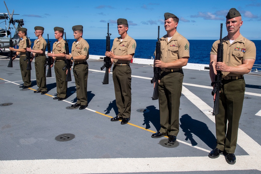 Burial at Sea Aboard USS John P. Murtha