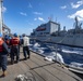Replenishment-at-sea with USNS Amelia Earhart and USS Green Bay