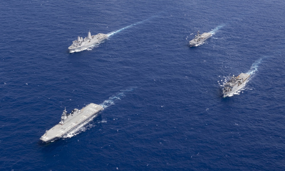 Wasp Amphibious Ready Group (ARG) Operations at Sea with Japanese Maritime Self Defense Force (JMSDF)