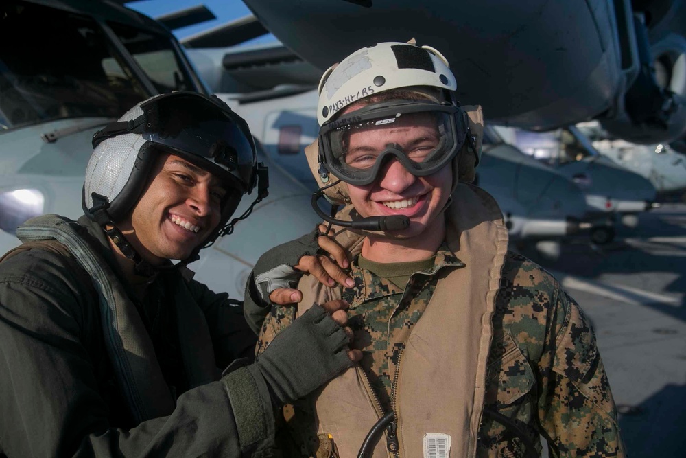 31st MEU ACE promotes new NCOs in-flight