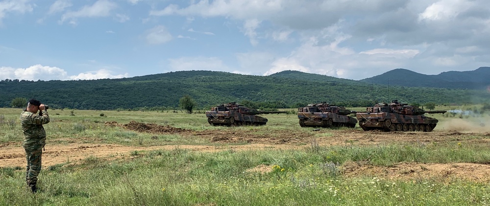 Hellenic Army target practice